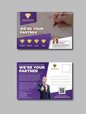 Post card for Tax Preparation Services | Design de Carte Postale par Alexandar