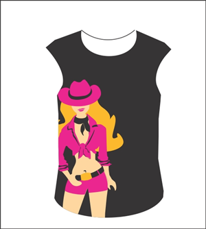 Create a T-Shirt Design for Country Girls | Design de T-shirt par kumds