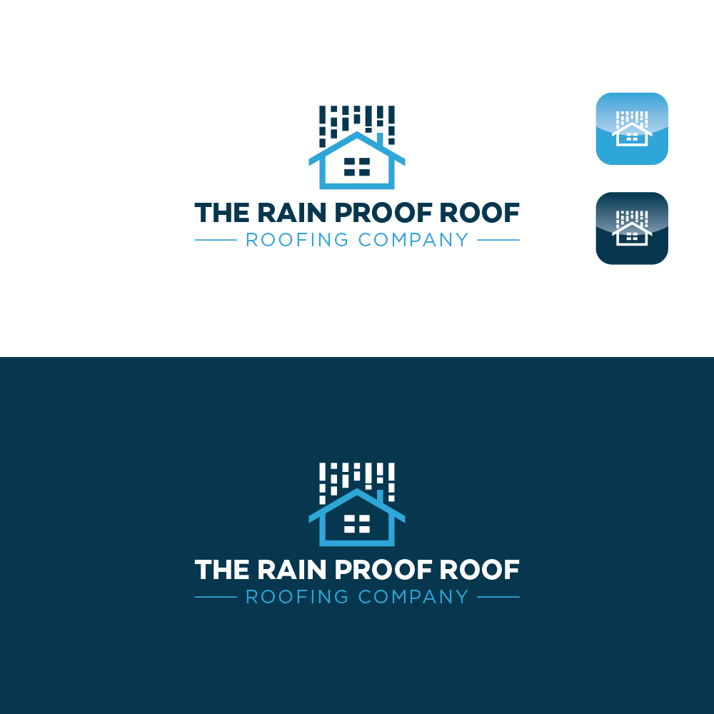 Logo Design by nandkumar for The Rain Proof Roof | Design #20874985