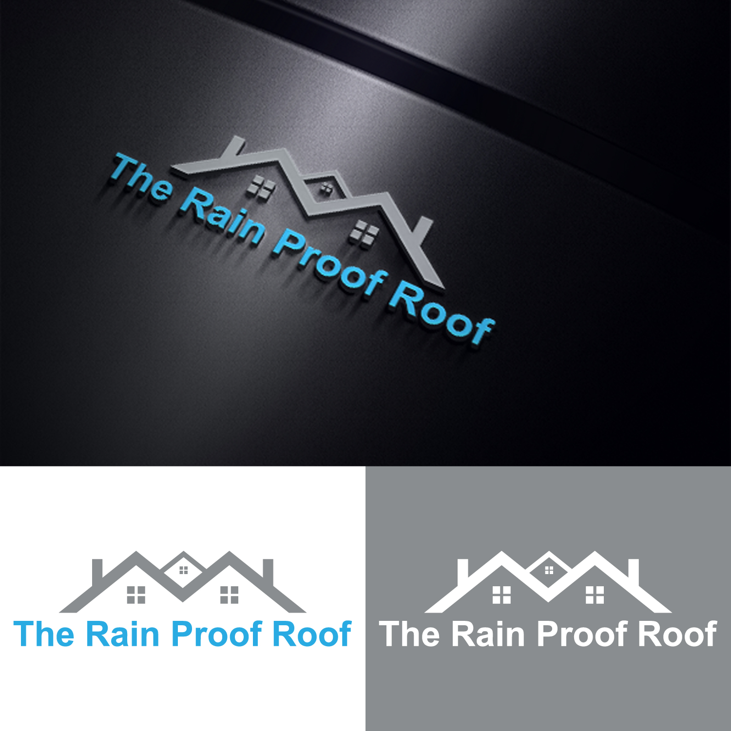 Logo Design by Rupok MT for The Rain Proof Roof | Design #20876050