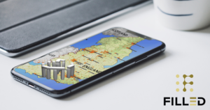 3D UK representation on the surface of mobile | 3D Design by Creative Shots Studio