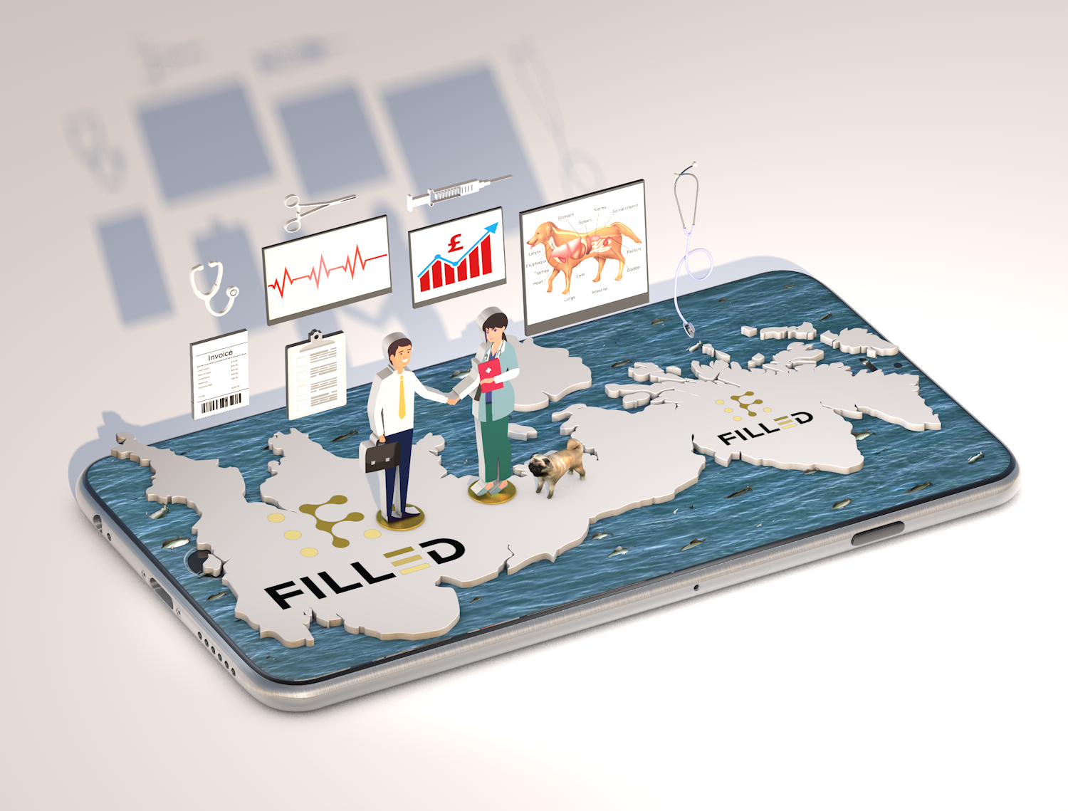 Design 3D par Rickyy pour Higham Vets | Design #20977243