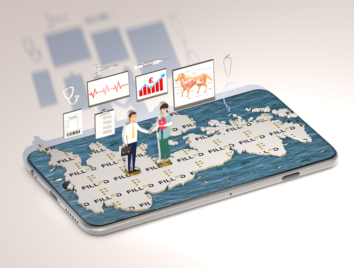 Design 3D par Rickyy pour Higham Vets | Design #20982136