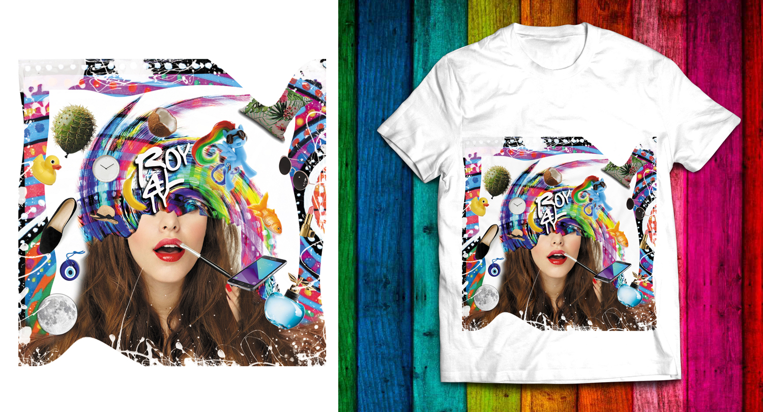 T-shirt Design by lynoir for Funky Dealz | Design #20883656