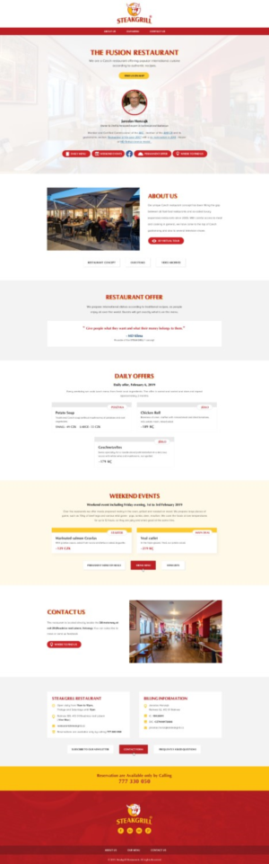 Website Redesign for a Restaurant with International Cuisine | Diseño Web por Reimagine