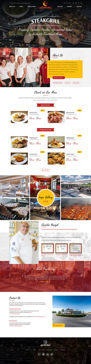 Website Redesign for a Restaurant with International Cuisine | Diseño Web por Tpith