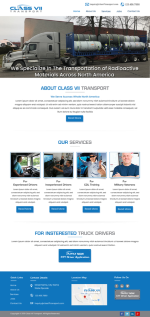 Web Design by harmi_199 for MJ Express | Design: #20882070