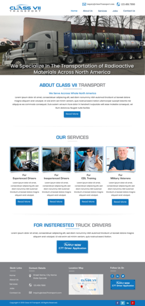 Web Design by harmi_199 for MJ Express | Design: #20882072