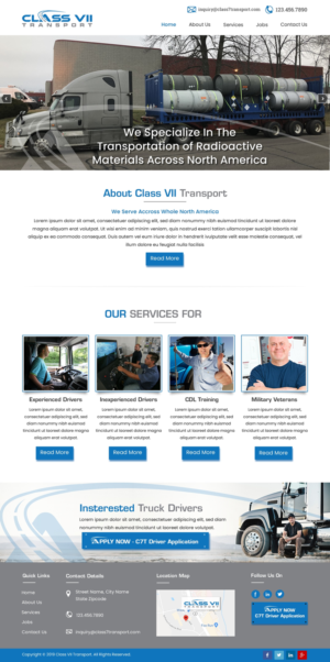 Web Design by harmi_199 for MJ Express | Design: #20891986