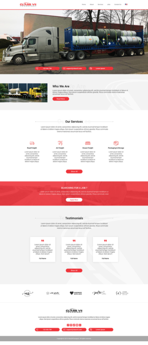Web Design by Limecom for MJ Express | Design: #20882761