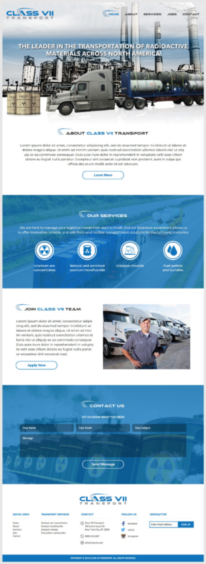 Web Design by -Marc- for MJ Express | Design: #20925430