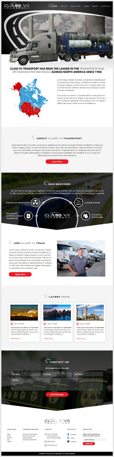 Web Design by -Marc- for MJ Express | Design: #20926185