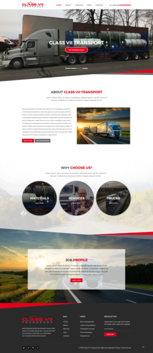 Web Design by pb for MJ Express | Design: #20881108