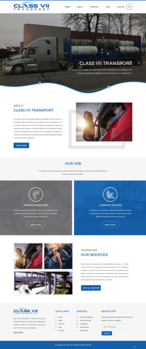 Web Design by pb for MJ Express | Design: #20881109