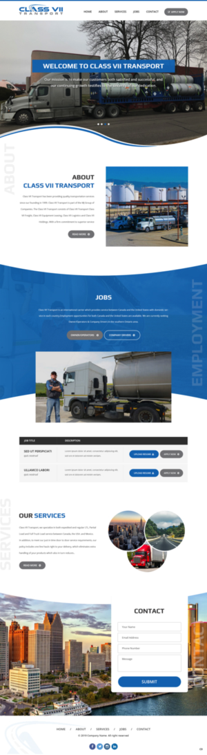 Web Design by pb for MJ Express | Design: #20881111