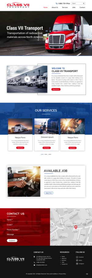 Web Design by pb for MJ Express | Design: #20881112