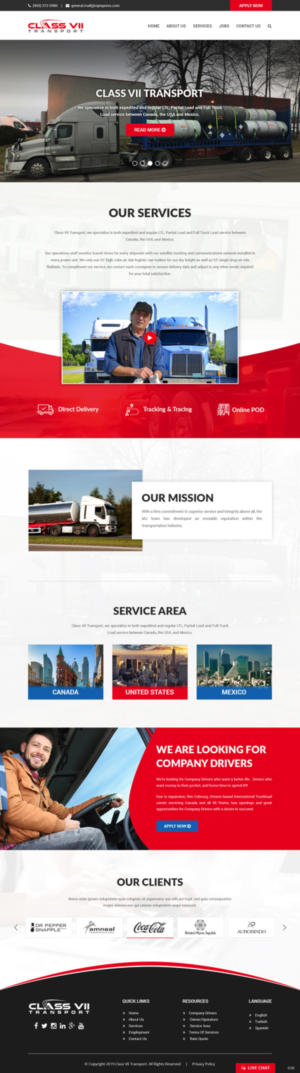 Web Design by pb for MJ Express | Design: #20881113