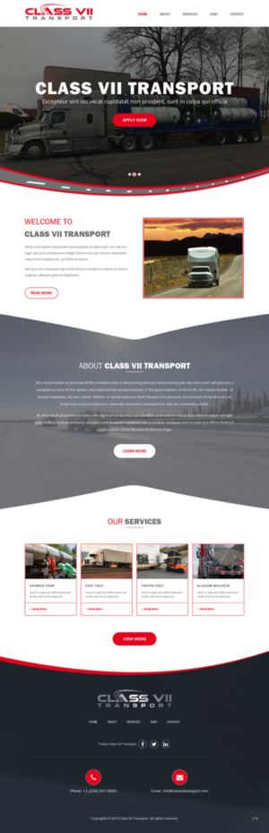 Web Design by pb for MJ Express | Design: #20881114