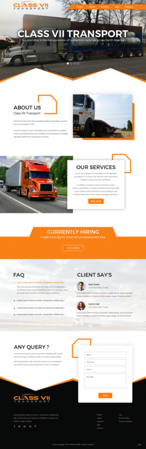 Web Design by pb for MJ Express | Design: #20881116
