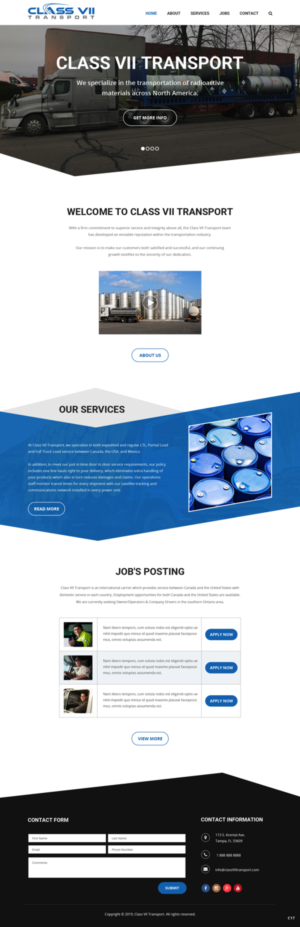 Web Design by pb for MJ Express | Design: #20881117