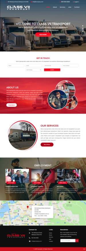 Web Design by pb for MJ Express | Design: #20881122
