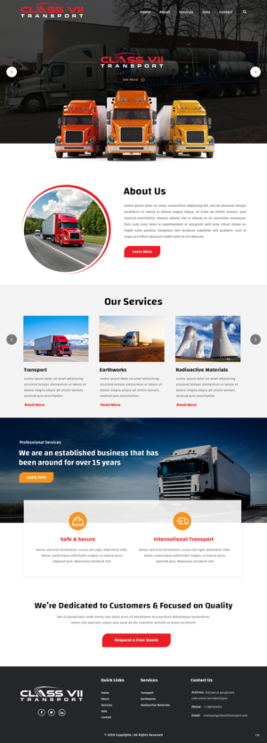 Web Design by pb for MJ Express | Design: #20881124