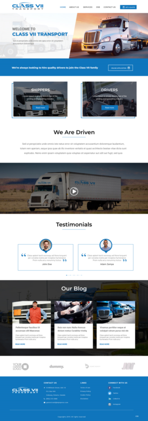 Web Design by pb for MJ Express | Design: #20881126