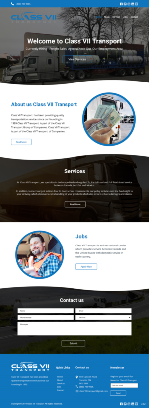 Web Design by pb for MJ Express | Design: #20881127