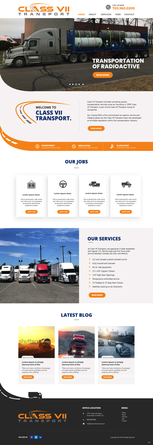 Web Design by pb for MJ Express | Design #20881612