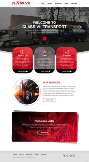 Web Design by pb for MJ Express | Design: #20881613