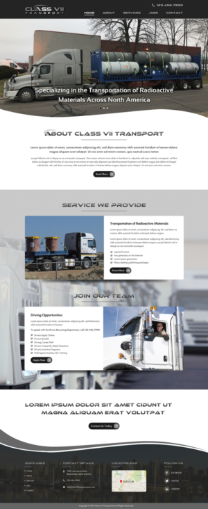 Web Design by Sbss for MJ Express | Design: #20879932