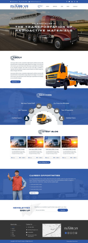 Web Design by Sbss for MJ Express | Design: #20882089