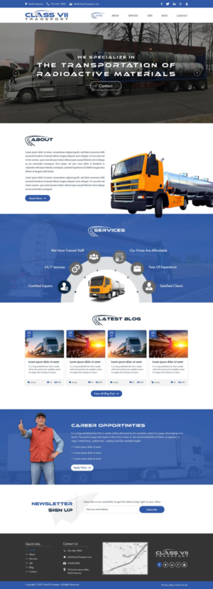 Web Design by Sbss for MJ Express | Design: #20882090