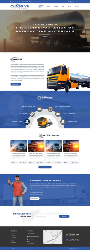 Web Design by Sbss for MJ Express | Design: #20882091