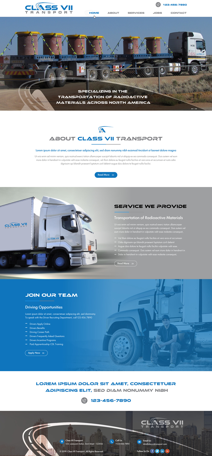 Web Design by Sbss for MJ Express | Design #20887092