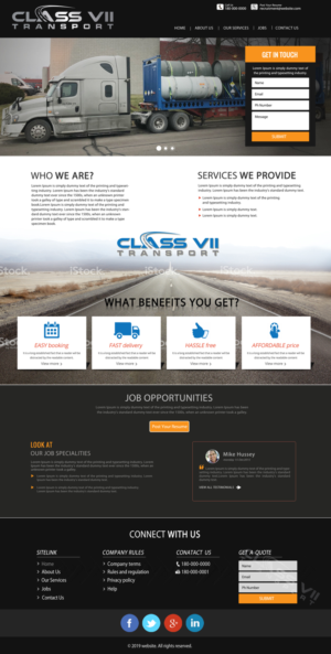 Web Design by sidh for MJ Express | Design: #20887187