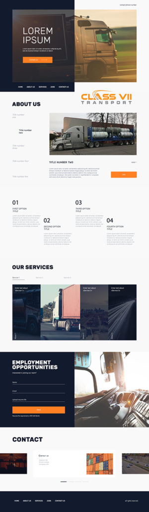 Web Design par Tina KJ pour MJ Express | Design #20901963