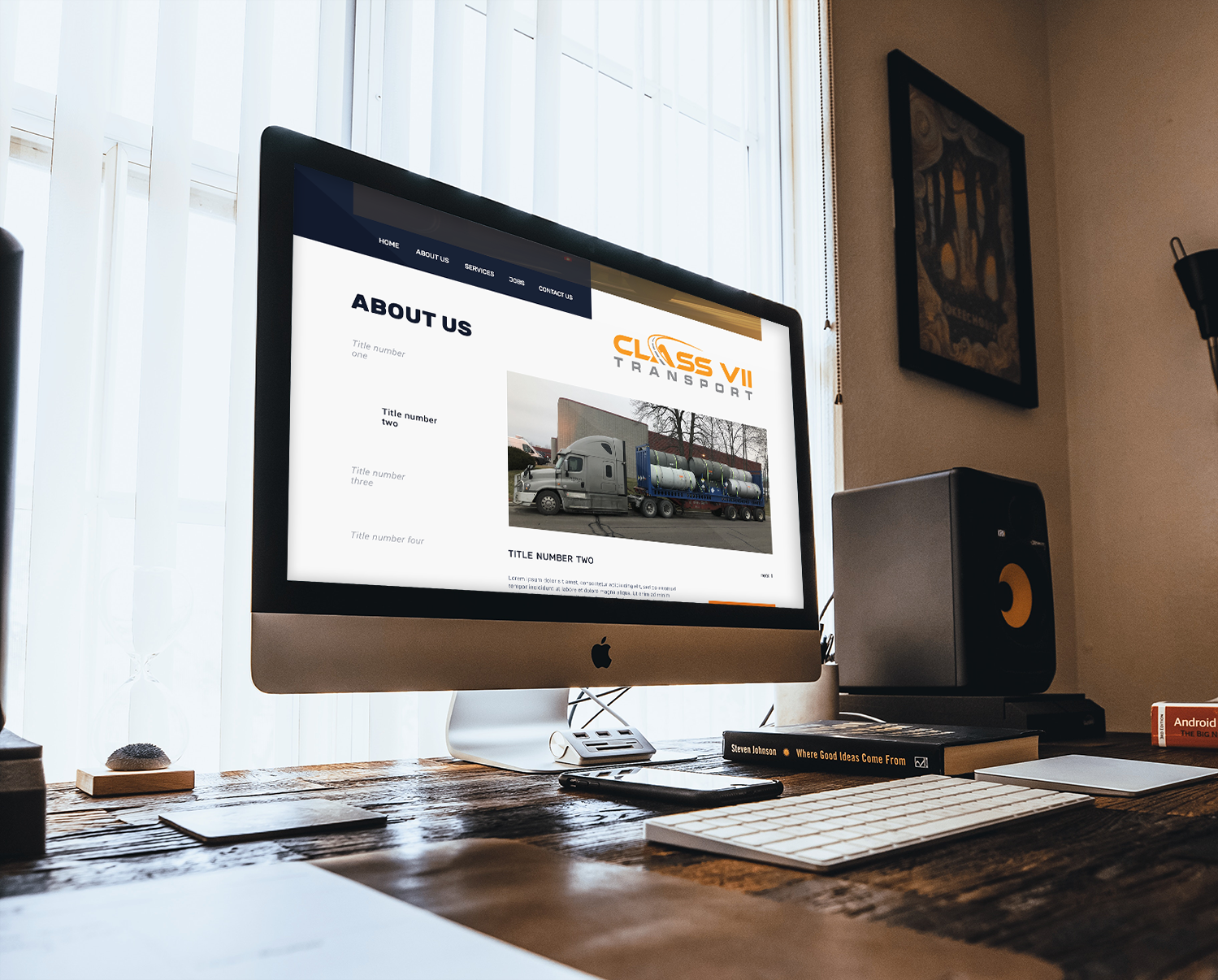 Web-Design von Tina KJ für MJ Express | Design #20901965