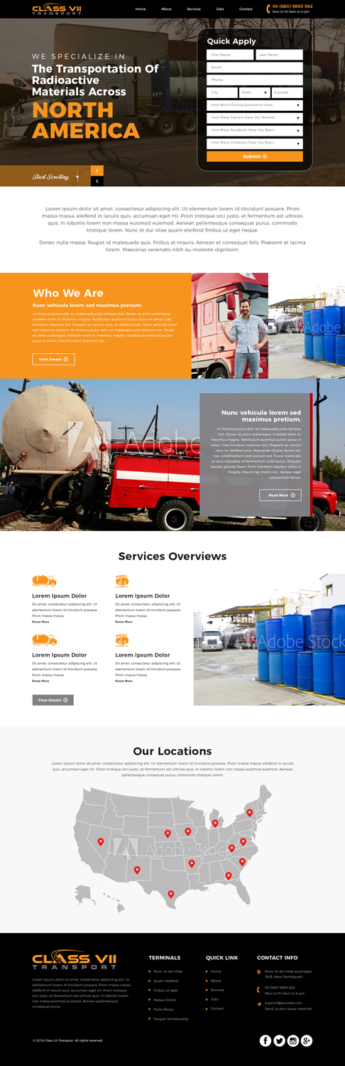 Web Design by sai.designer87 for MJ Express | Design #20880966