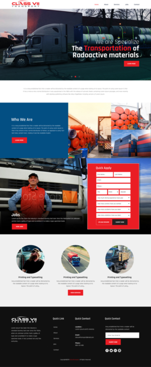 Web Design by sai.designer87 for MJ Express | Design: #20880997