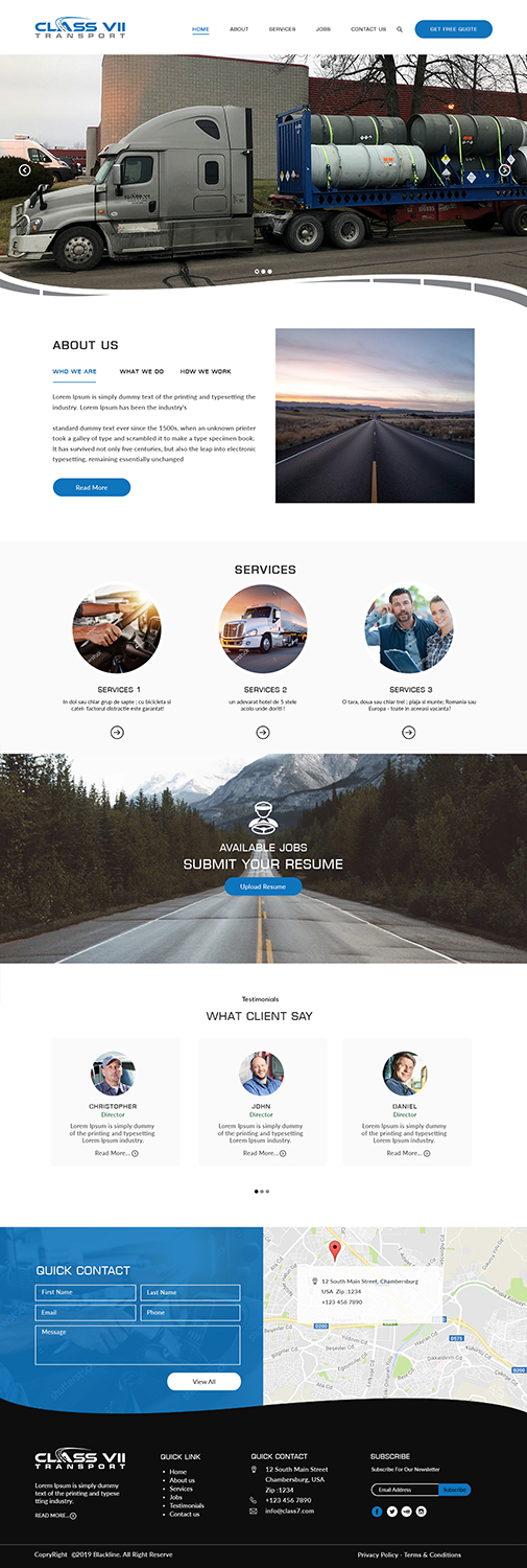 Web Design by bdesigner9 for MJ Express | Design #20891136