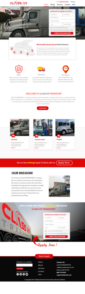 Web Design par RSJeet101 pour MJ Express | Design #20883626
