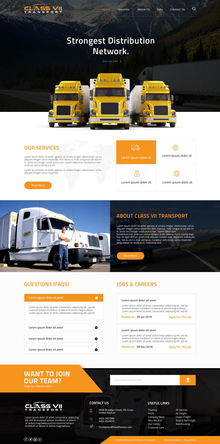 Web Design by Whipple Web Design for MJ Express | Design #20889416
