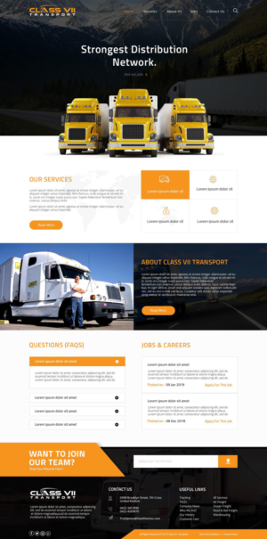 Web Design par Whipple Web Design pour MJ Express | Design #20889416