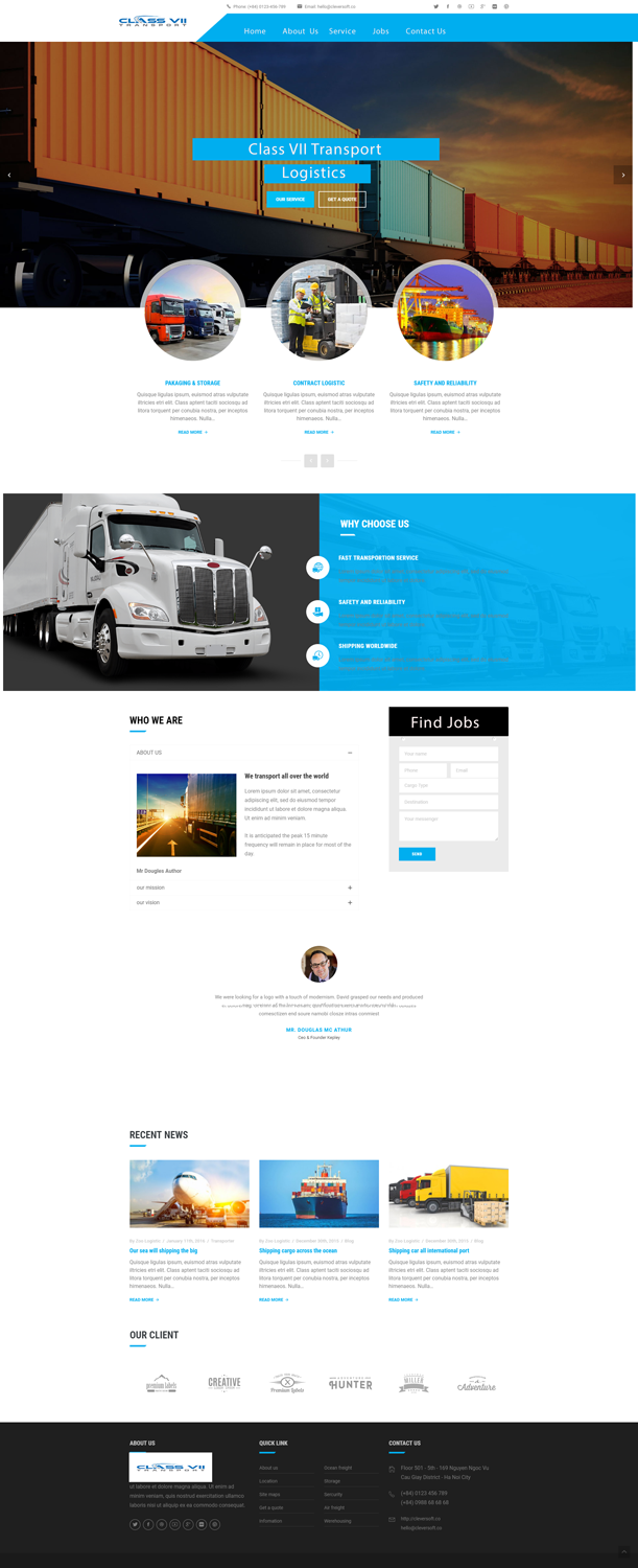 Web Design by Php Code Smith for MJ Express | Design #20923501