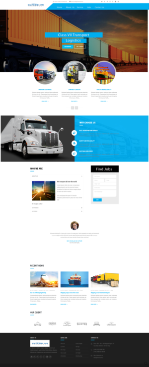 Web Design par Php Code Smith pour MJ Express | Design #20923501
