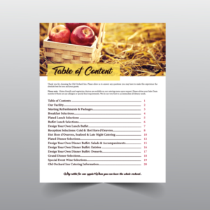 Menu Design by Manobo Graphic Design Services for CICEA | Design: #20894329