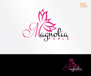 Magnolia Perlé | Logo Design by step forward 2
