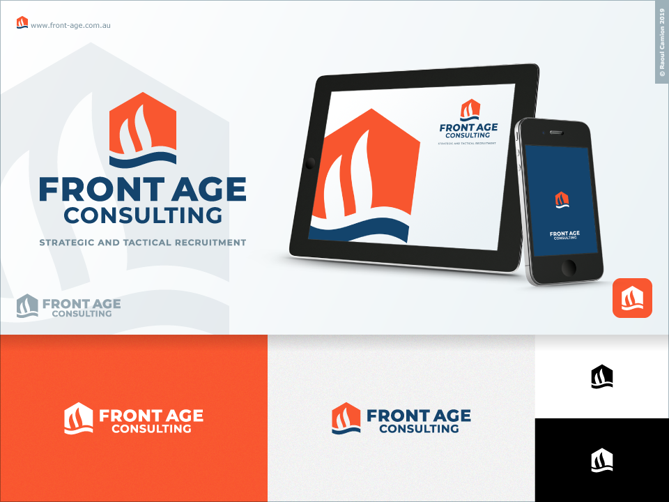 Logo Design by Raoul Camion for Front Age Consulting | Design #20892740