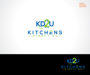 Logo must contain company name; “Kitchens Direct 2U” and / or KD2U | Logo Design by step forward 2